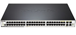 D-Link DGS-3120-48PC/B1ARI, PROJ L3 Managed Switch with 44 10/100/1000Base-T ports and 4 100/1000Base-T/SFP combo-ports and 2 10GBase-CX4 ports (48 Po