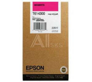 806278 Картридж струйный Epson T6143 C13T614300 пурпурный (220мл) для Epson St Pro 4450