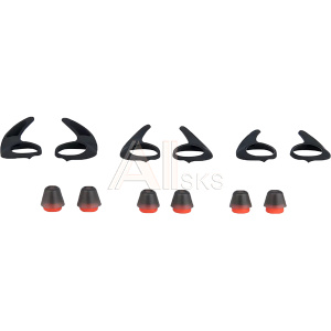 1000479685 Комплект дополнительных гелевых ушных вкладышей для Jabra Evolve 75e (3пары, размеры S, M, L) и креплений EarWings (3 пары, размеры S, M, L)/ Jabra