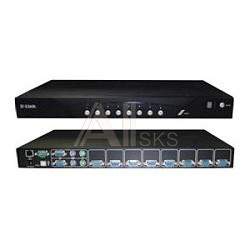 1134343 D-Link DKVM-IP8/A2A 8-портовый переключатель KVM-over-IP с портами VGA, 4 портами USB и 1 портом 10/100Base-TX