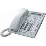 100451 Panasonic KX-AT7730RU (PP) (белый) Системный телефон с дисплеем и спикерфоном (12 кнопок)