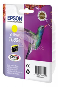 688565 Картридж струйный Epson T0804 C13T08044011 желтый (620стр.) (7.4мл) для Epson P50/PX660
