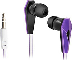 Наушники вставки Defender Trendy 705 черный + сиреневый