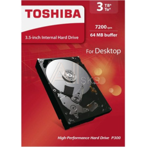 371754 Жесткий диск Toshiba SATA-III 3Tb HDWD130EZSTA 3.5"