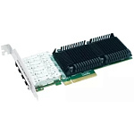 1909026 Lr-Link LRES1027PF-4SFP28 PCIe 4.0 x8, Intel E810, 4*SFP28 10/25G NIC Card (303851)