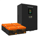 296678 Комплект ИБП EX296005RUS + батарея 26Aч EX285663RUS 4шт (инвертор, синус, для котла, настенный) ExeGate FineSine SX-7000.LCD.AVR.2SH.T <7000VA/5000W,