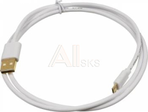 326761 Кабель 2A Square USB (m)-micro USB (m) 1м белый