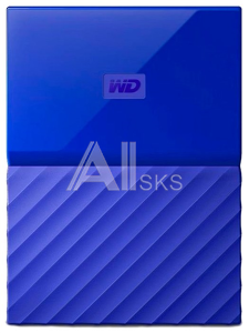 Western Digital My Passport HDD EXT 2Tb, USB 3.0, 2.5" Blue (WDBLHR0020BBL-EEUE)