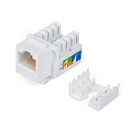 Cabeus KJ-RJ45-Cat.5e-90 Keystone Jack RJ-45, категория 5e, заделка тип 110, белая