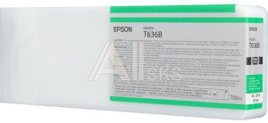 C13T636B00 Картридж Epson I/C SP 7900 / 9900 : Green 700 ml