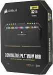 1678279 Память DDR5 2x16Gb 6200MHz Corsair CMT32GX5M2X6200C36 DOMINATOR PLATINUM RGB RTL Gaming PC5-49600 CL36 DIMM 288-pin 1.3В с радиатором Ret