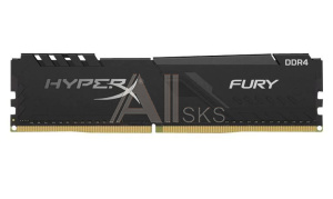 1281460 Модуль памяти KINGSTON Fury Gaming DDR4 Общий объём памяти 4Гб Module capacity 4Гб Количество 1 3000 МГц Множитель частоты шины 15 1.35 В черный HX430