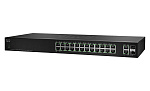 111209 Коммутатор [SF112-24-EU] Cisco SB SF112-24 24-Port 10/100 Switch with Gigabit Uplinks