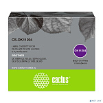 Картридж ленточный Cactus CS-DK11204 черный для Brother P-touch QL-500, QL-550, QL-700, QL-800