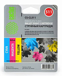 690084 Картридж струйный Cactus CS-CL511 CL-511 многоцветный (12мл) для Canon MP240/MP250/MP260/MP270/MP480/MP490