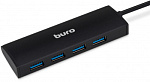 436330 Разветвитель USB 3.0 Buro BU-HUB4-0.5-U3.0 4порт. черный