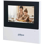 1985947 DAHUA DHI-VTH2611L-WP Видеодомофон IP 4.3 дюймовый с WiFi 2.4ГГц, черный, ёмкостной сенсорный экран, питание DC 12В/PoE