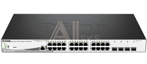 D-Link DGS-1210-28P/ME/A1A, Managed Gigabit Switch with 24 10/100/1000Base-T PoE + 4 SFP Ports