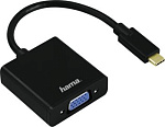 1082487 Адаптер Hama 00135727 USB Type-C (m) VGA (f) 0.1м черный