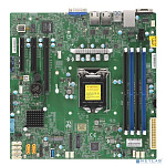 Supermicro MBD-X11SCL-F-O RTL {1xLGA 1151, Intel C242, 4xDDR4, 2x1GbE LAN, 6xSATA3 (6Gbps) RAID 0,1,5,10, 6xUSB 2.0 + 5xUSB 3.1 Gen1, 1xVGA, 2 COM, 1x