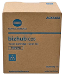 A0X5453 Konica Minolta toner cartridge TNP-27C cyan for bizhub C25 6 000 pages