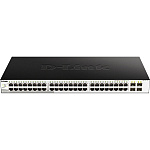 1000679747 Коммутатор D-LINK Коммутатор/ DGS-1210-52/ME/B Managed L2 Metro Ethernet Switch 48x1000Base-T, 4x1000Base-X SFP, Surge 6KV, CLI, RJ45 Console, RPS, Dying Gasp