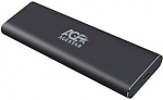 1582367 Внешний корпус SSD AgeStar 3UBNF5C SATA III USB 3.0 USB 3.0 Type-С алюминий черный M2 2280 B-key