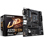 GIGABYTE A520M S2H, AM4, A520, 2*DDR4, 4*SATA, 1*M.2, 4*USB 3.2, 2*USB 2.0, 1*PCIx16, 2*PCIx1, D-Sub+HDMI+DVI, mATX