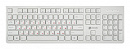 1196547 Клавиатура Оклик 505M белый USB slim