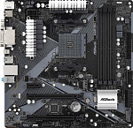 1550999 Материнская плата Asrock B450M PRO4-F R2.0 Soc-AM4 AMD B450 4xDDR4 mATX AC`97 8ch(7.1) GbLAN RAID+VGA+DVI+HDMI