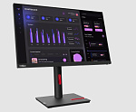 3224060 Монитор Lenovo 23.8" T24i-30 Black/Red, 16:9, IPS, 1920x1080, 4ms, 250cd, 60Hz, 1xVGA, 1xHDMI, 1xDP, 4xUSB, HAS