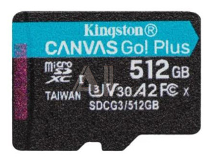 3221359 Карта памяти MICRO SDXC 512GB UHS-I SDCG3/512GBSP KINGSTON