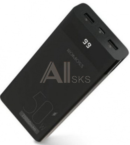 1650457 Мобильный аккумулятор Romoss PPD20 20000mAh QC 5.0 3A черный
