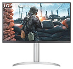 3224955 Монитор LG 27" 27UP650-W White/Silver, 16:9, IPS, 3840x2160, 5ms, 400cd, 60Hz, 2xHDMI, 1xDP, HAS