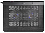 363710 Подставка для ноутбука Buro BU-LCP170-B214 17"398x300x29мм 2xUSB 2x 140ммFAN 926г металлическая сетка/пластик черный
