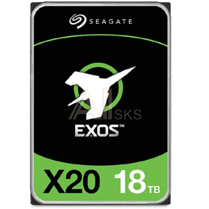 11021077 Жесткий диск SEAGATE 18TB Exos X20 (ST18000NM003D) {SATA 6Gb/s, 7200 rpm, 256mb buffer, 3.5"}