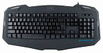 943633 Клавиатура Оклик 730G INTERCEPTOR черный USB Multimedia for gamer LED (подставка для запястий)