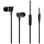 1891508 HOCO M37/ Наушники + микрофон/ Многофункциональная кнопка/ 1.2м/ 3.5 mm jack/ Black