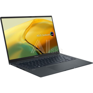 3221543 Ноутбук ASUS ZenBook 14X UX3404VC-M9134X 14.5" OLED 2880x1800/Intel Core i7-13700H/RAM 16Гб/SSD 1Тб/RTX 3050 4Гб/ENG|RUS/Windows 11 Pro серый 1.56 кг