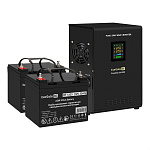 296541 Комплект ИБП EX295997RUS + батарея 33Aч EX282974RUS 1шт (инвертор, синус, для котла, настенный) ExeGate FineSine SX-1000.LCD.AVR.2SH <1000VA/600W, чис