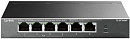 1000586320 Коммутатор/ 4-port 10/100 Mbit / s unmanaged PoE + switch with 2 10/100 Mbit/s Uplink ports, metal case, desktop installation, 4 802.3 af/at PoE+