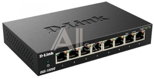 DGS-1008D/K2A Коммутатор D-LINK Unmanaged Switch 8x1000Base-T, metal case