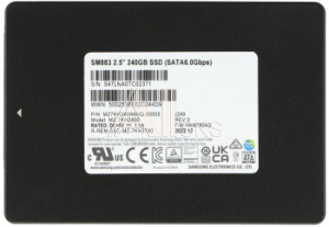 1970675 Накопитель SSD Samsung SATA-III 240GB MZ7KH240HAHQ-00005 SM883 2.5" 3 DWPD