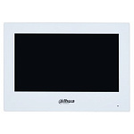 1998020 DAHUA DHI-VTH2621GW-WP Видеодомофон IP 7 дюймовый с WiFi 2.4ГГц, белый, ёмкостной сенсорный экран, питание DC 12В/PoE