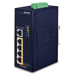 1000627205 коммутатор/ PLANET IP30 Industrial 16-Port 10/100TX Ethernet Switch (-40~75 C, dual redundant power input on 12-48VDC / 24VAC terminal block)