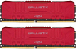 1000560849 Память оперативная Crucial 16GB Kit (8GBx2) DDR4 3600MT/s CL16 Unbuffered DIMM 288 pin Ballistix Red RGB
