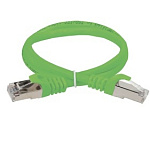 1567236 ITK PC02-C5EF-3M Коммутационный шнур (патч-корд), кат.5Е FTP, 3м, зеленый