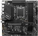 1907537 Материнская плата MSI PRO B760M-A WIFI DDR4 Soc-1700 Intel B760 4xDDR4 mATX AC`97 8ch(7.1) 2.5Gg+HDMI+DP