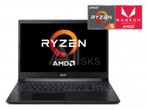 1217412 Ноутбук Acer Aspire 7 A715-41G-R7VF Ryzen 5 3550H/8Gb/SSD256Gb/nVidia GeForce GTX 1650 4Gb/15.6"/FHD (1920x1080)/Windows 10/black/WiFi/BT/Cam