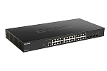 DXS-1210-28T/A1A Коммутатор D-LINK PROJ Настраиваемый L2+ , 24x10GBase-T, 4x25GBase-X SFP28, CLI, консольный порт RJ-45